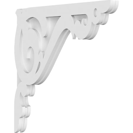 Ekena Millwork Amber Architectural Grade PVC Corbel, 1 7/8"W X 20"D X 20"H CORP01X20X20AE